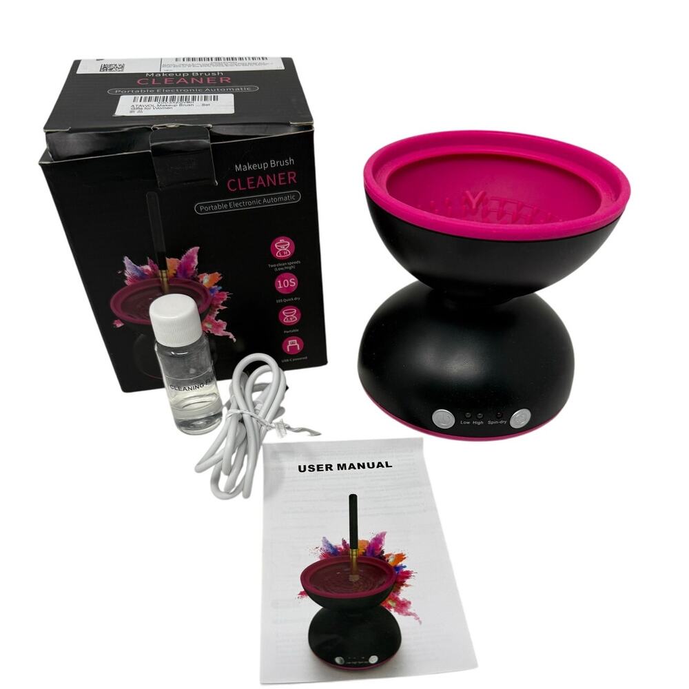 Electric Makeup Brush Cleaner Portable Automatic
